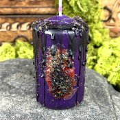 Herbal spell candle från Flower Power witch